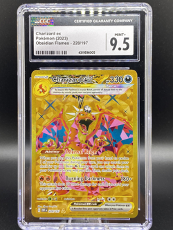 Charizard ex Pokemon (2023) Obsidian Flames- 228/197 (CGC 9.5) Mint+ Gold Card. - Image 1