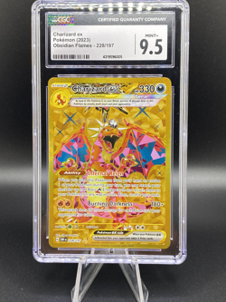 Charizard ex Pokemon (2023) Obsidian Flames- 228/197 (CGC 9.5) Mint+ Gold Card. - Image 2