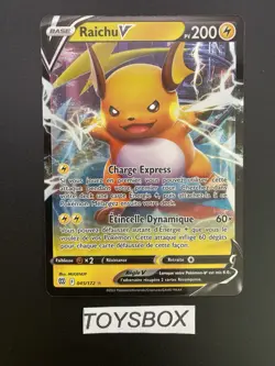 Carte Pokemon Raichu V 045/172 / Bloc EB Stars Etincelantes EB9 / NEUF FR - Image 2