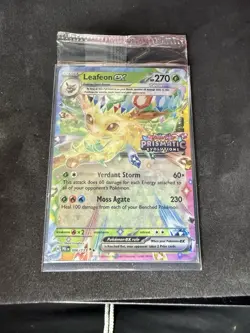 Pokemon Leafeon EX 006/131 Prismatic Evolutions Stamp Promo Sealed - Image 1