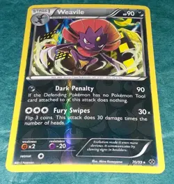 Weavile 70/99 Reverse Holo Rare | Next Destinies Pokemon TCG - Image 1