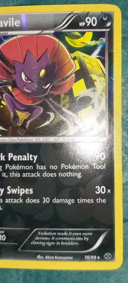 Weavile 70/99 Reverse Holo Rare | Next Destinies Pokemon TCG - Image 3