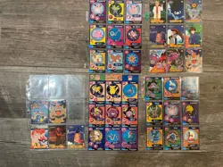 Pokemon Card Lot Mix Of Base And Holos: Burger King Uncut Sheet, TV Holos/Base - Image 1