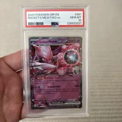 Pokemon Cards - PSA 10 - Team Rocket's Mewtwo Ex 081/182 - GEM MT - PSA 10 - Image 3
