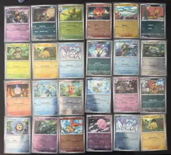 Pokemon TCG Pokeball Holo Lot Of 24 Cards From Black Bolt And White Flare NM/M - Image 1