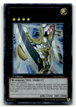 Number 39: Utopia YS11-EN041 1st Edition Ultra Rare Starter Deck: Dawn of the Xy - Image 1