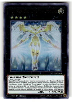 Number 39: Utopia Double DUPO-EN008 1st Edition Ultra Rare Duel Power LP - Image 1