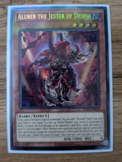 Yu-Gi-Oh Aluber the Jester of Despia OP20-EN003 Ultimate Rare NM Playset - Image 3