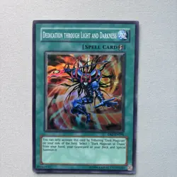 Dedication Through Light And Darkness DR2-EN096 Super Rare LP Yugioh - Image 1