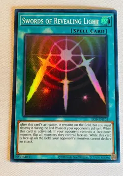Swords Of Revealing Light LOB-EN101 (Super Rare, NM) Yugioh - Image 1