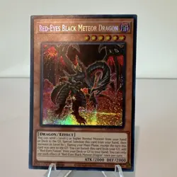 Yu-Gi-Oh Red-Eyes Black Meteor Dragon MP24-EN107 Prismatic 1st Edition - Image 1