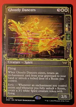 MTG - MAGIC: GHOSTLY DANCERS, RARE #0302, DUSKMOURN, REGULAR, NM, SHOWCASE - Image 1