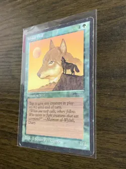 MTG 1x Wyluli Wolf - Arabian Nights NM Magic the Gathering - 160 - Image 2