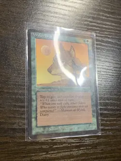 MTG 1x Wyluli Wolf - Arabian Nights NM Magic the Gathering - 160 - Image 3