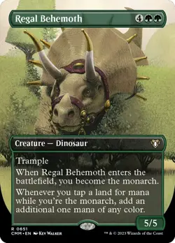 1x - Regal Behemoth - [SELECT] - Commander Masters - NM MTG - Image 3