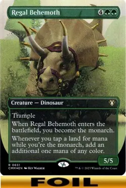 1x - Regal Behemoth - [SELECT] - Commander Masters - NM MTG - Image 4