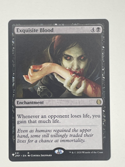 MTG 1x Exquisite Blood The List - Jumpstart Modern Magic the Gathering x1 NM - Image 1