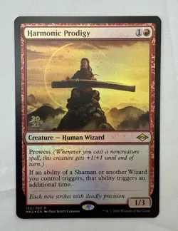 Harmonic Prodigy x1 *FOIL* MTG Modern Horizons 1x Magic Prerelease Near Mint NM - Image 1