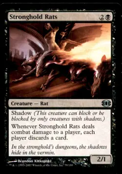 MTG Stronghold Rats LP Light Play Future Sight [4166] - Image 1