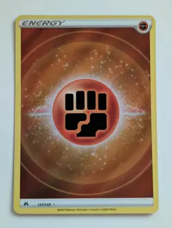 Fighting Energy Texture Full Holofoil 157/159 Ultra Rare Pokemon Crown Zenith NM - Image 1