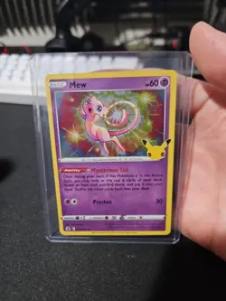 Mew - 11/25- Celebrations - Ultra Rare Holo Foil - Mint Condition - Pokemon Card - Image 2