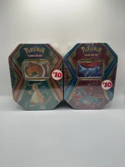 2 Pokemon TCG Dragons Tins & 10 Mini 3-Card Booster Packs New Sealed 2020 - Image 1