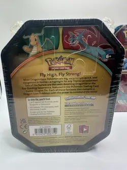 2 Pokemon TCG Dragons Tins & 10 Mini 3-Card Booster Packs New Sealed 2020 - Image 2