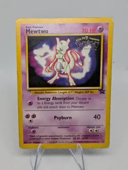 Pokemon TCG Mewtwo Promo Card #3 - Kids WB Pokemon The First Movie '99 - HP - Image 1