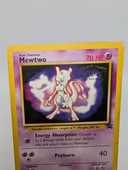 Pokemon TCG Mewtwo Promo Card #3 - Kids WB Pokemon The First Movie '99 - HP - Image 2