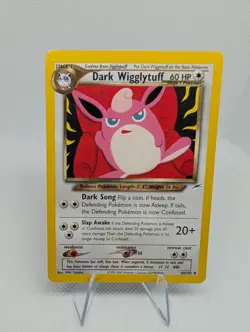Dark Wigglytuff 40/105 Neo Destiny Uncommon Pokemon TCG Card WOTC Vintage - LP - Image 1