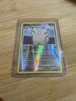 Pokemon TCG Clefable Diamond & Pearl 22/130 Reverse Holo Rare NM/LP - Image 2