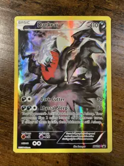 Pokemon Darkrai TCG XY114 Black Star Holo Promo Full Art Card Light play - Image 1