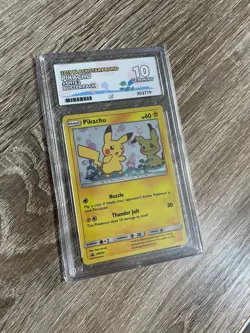 Pikachu SM162 Sun & Moon Black Star Promo Holo Ace 10 not PSA 10 Pokemon - Image 1