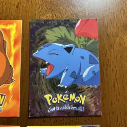 Pokemon TCG Topps Blue Label Charizard, Ivysaur (Holo), Venusaur, And Charmander - Image 3