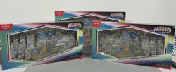 Lot Of 3 Pokemon Lucario Ex Tyranitar Ex Premium Collection Prismatic Evolutions - Image 2