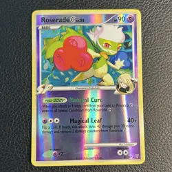 Roserade C 40/147 Reverse Holo Rare Supreme Victors Pokemon Card, NM/LP - Image 1