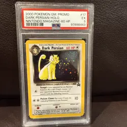Persian - Pokemon WOTC Black Star Promo #17 - Excellent to Near Mint PSA 5 - Image 1
