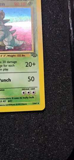 Pokemon TCG Nidoqueen Jungle 7/64 Holo Unlimited Holo Rare - Image 5