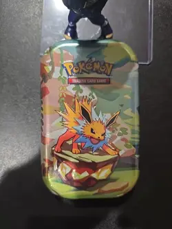 Pokemon Prismatic Evolutions Mini Tin Jolteon sealed - Image 2