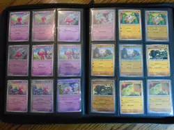 Pokemon Scarlet & Violet Paldea Evolved INCOMPLETE Master Set + Promos - Image 1