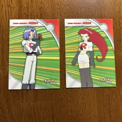 Pokemon TCG Topps Blue Label Heroes & Villains Jessie And James - Image 1