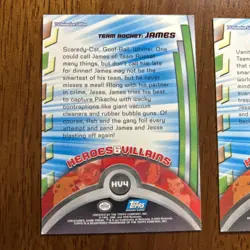 Pokemon TCG Topps Blue Label Heroes & Villains Jessie And James - Image 4