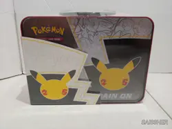 NEW SEALED Pokemon 25th Anniversary Celebrations Treasure Chest Lunchbox Tin #B - Image 3