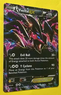 Yveltal EX 2014 Pokemon XY HOLO BASE SET 79/146 - Image 3