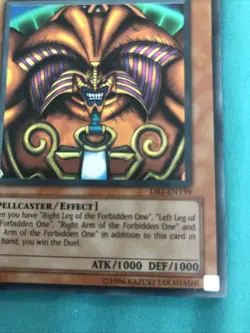 Exodia the Forbidden One DB1-EN139 Dark Beginning 1 Unlimited - Image 4