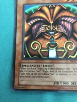 Exodia the Forbidden One DB1-EN139 Dark Beginning 1 Unlimited - Image 5