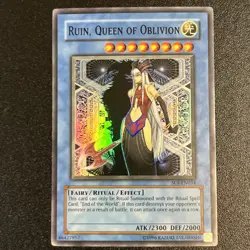 Yu-Gi-Oh Ruin, Queen Of Oblivion SOI-EN034 Super Rare - Image 1