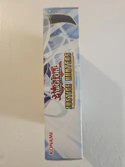 Yu-gi-oh! Justice Hunters 1st Edition sealed Mini Box 4 7-card Packs + Bonus - Image 2