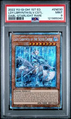 Lady Labrynth of the Silver Castle Starlight 2022 Yugioh Darkwing Blast PSA 9 - Image 1