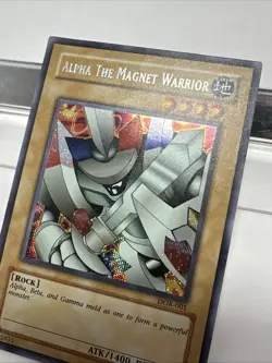 Yugioh! Alpha the Magnet Warrior - DOR-001 - Secret Rare - Unlimited Edition NM - Image 2